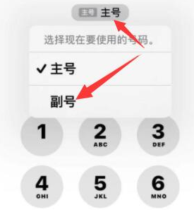 乌兰察布苹果14维修店分享iPhone 14 Pro Max使用副卡打电话的方法 